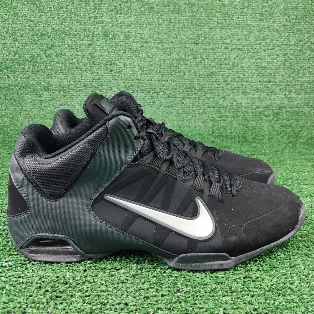 Nike Basketball Shoes Mens 11.5 Black Air Visi Pro 4 599569-001 High Top Sneaker